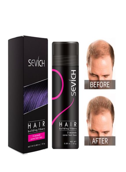 

oem private label keratin hair building fiber thinning loss concealer instant styling powder sevich 25g9175039