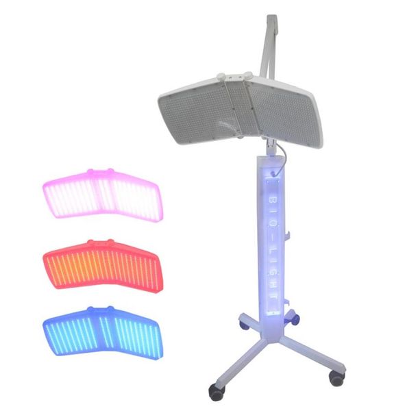 

floor standing professional led pdt biolight therapy machine red light blue light infrared light therapy1385650