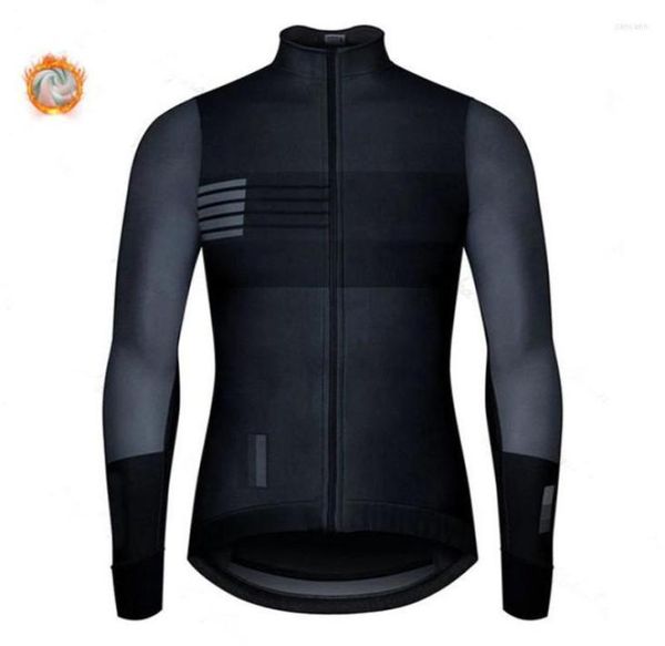 

racing jackets 2022 spain winter thermal fleece jacket cycling jersey long sleeve ropa ciclismo hombre bicycle wear bike clothing 6950343, Black;red