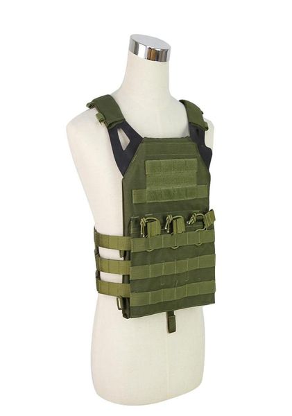 

tactical molle jpc vest outdoor cs game paintball airsoft multicam combat vest equipment6202547, Black;green