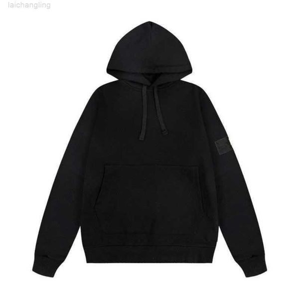

designer men's and women's hoodie casual long sleeve sweater couple loose fashion spring autumn sweatshirt stones island scdp, Black