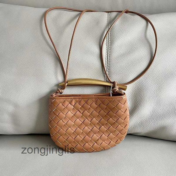 

venetas bottegas classic mini girl ladies bag sardine 2023 tote designer bags woven spring summer cowhide metal half moon tooth ha qwlu