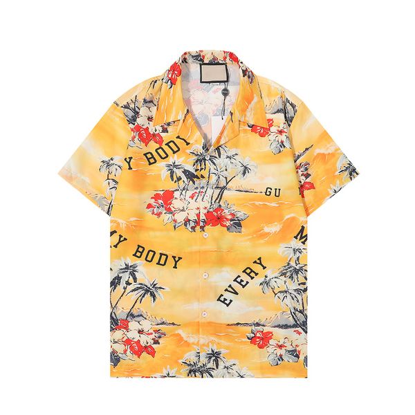 

design blouse shirts men's camisas de hombre fashion geometric letter print casual shirts men short sleeve turn down collar business dr, White;black