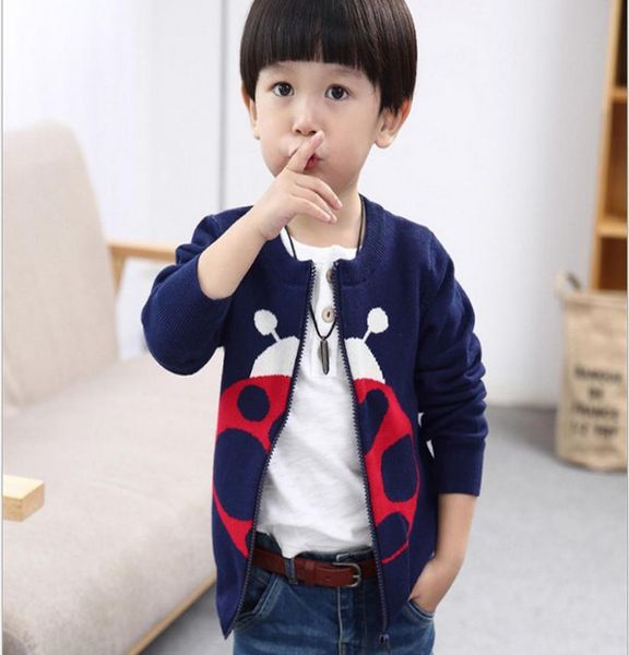 

whole new 2016 children sweater 100 cotton sweater kid039s fashion and handsome cardigan for utumnwinter infant baby car8237315, Black