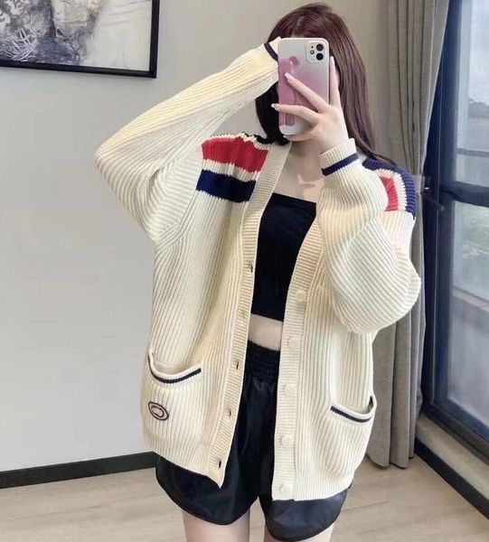 

23ggs women's sweaters luxury brand casual women designer sweater, White;black