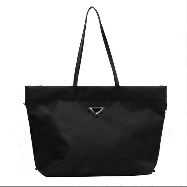 

black khaki nylon handbag tote bag for women luxury designers bag high capacity ladies casual shopping duffel bags p0629