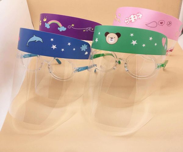 

dhl face shield antiuv protective faceshield with glass frame transparent full face cover proof antifog eye face masks 5127413, Black;white