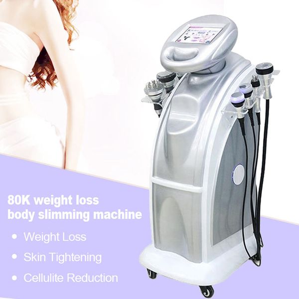 

factory price 80k ultrasonic vacuum cavitation 6 in 1 rf loss weight slimming machine cellulite remover fat burn machine actimel