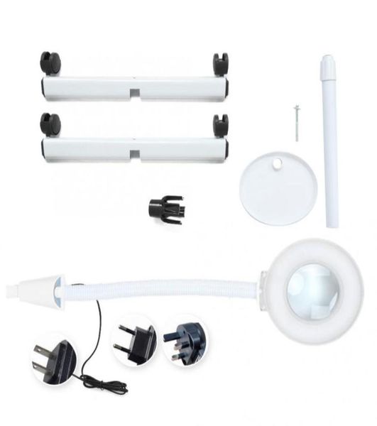 

adjustable led tattoo lamp nail art lamp omnidirectional wheel cold light magnifier magnifying3172730, Silver