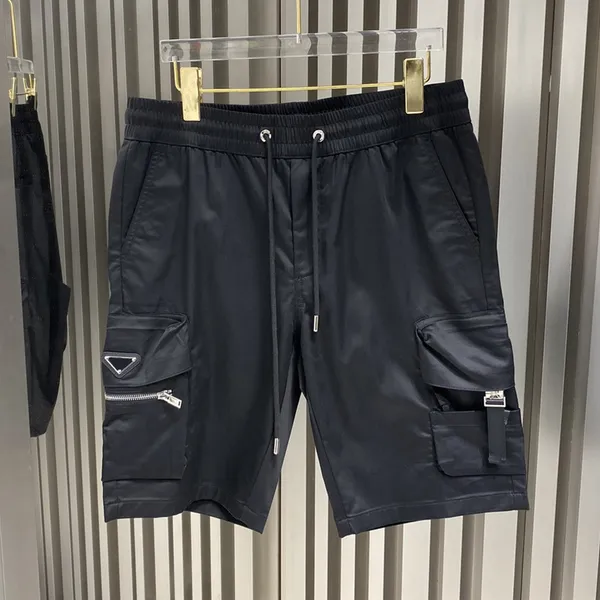 shorts en nylon noir