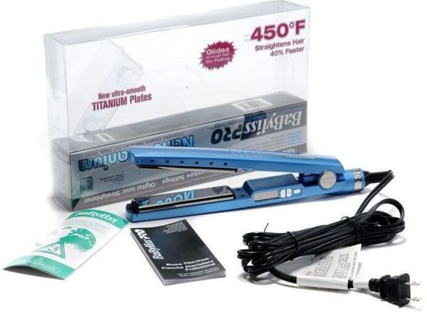 

new hair straighteners pro nano titanium 1 14 plate flat iron ionic hair straightener 306566, Black