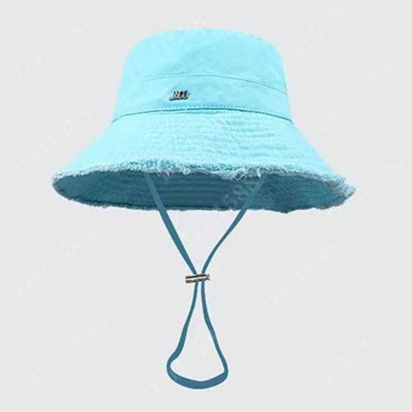

casquette bob wide brim hats designer bucket hat for women frayed cap4ilg, Blue;gray
