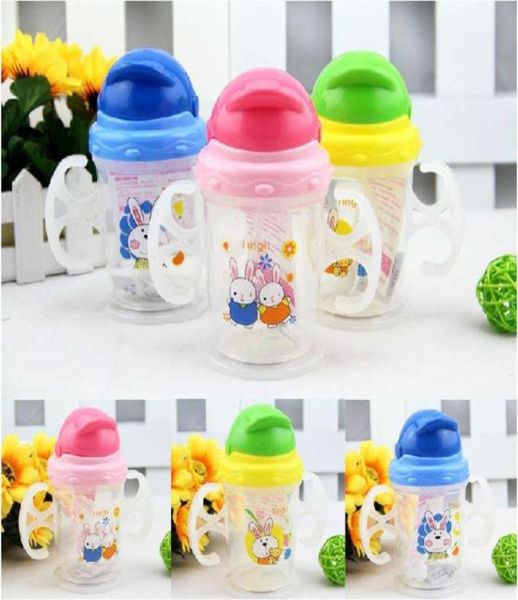 

wholenew durable baby kidsstraw cup drinking bottle sippy cups with handles cute design 604548930159