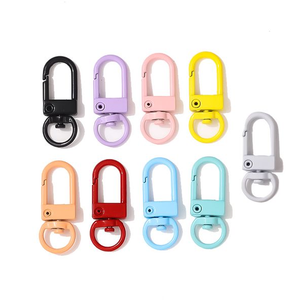 

colorful painting alloy clasp hook for jewelry making