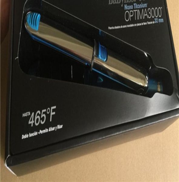 

optima 3000 hair straightener vs pro nano titanium 1 1 4 plate flat iron ionic hair straightener5746688, Black