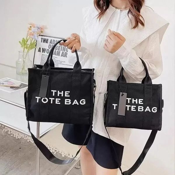 

the tote bag totes designer handbag women plain pvc shoulder bag for lady canvas large tote pu leather crossbody bag zipper marc casual tote