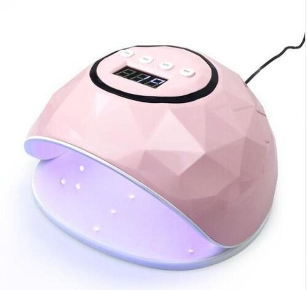 

new 86w uv lamp nail dryer pro uv led gel nail lamp fast curing gel polish ice lamp for nail manicure machine2452371