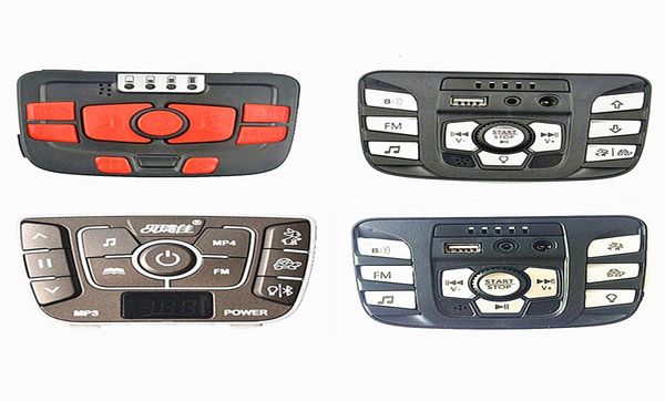 

multifunctional children rideon electric vehicle controller 12v 24vcentral controller for baby car black white and yellow optio4485162