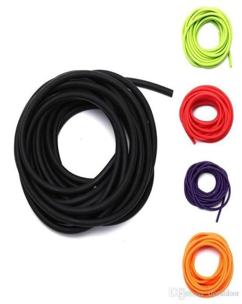 

5mm5m outdoor natural latex rubber tube stretch elastic slings replacement band catapults sling rubber2389152