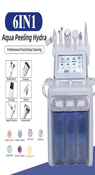 

other beauty equipment 6in1 h2o2 hydra dermabrasion rf bio lift spa facial machine hydro microdermabrasion water aqua peel cold ha7310092