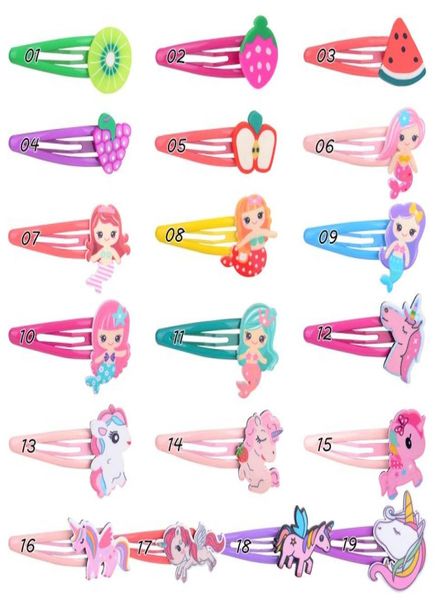 

fashion kids girls hair accessories mermaid unicon barrettes hairclips hairpins cute children clippers9568033, Slivery;white