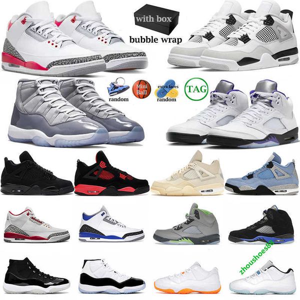 

3 4 5 11 basketball shoes men women fire red racer blue military black unc red thunder concord green bean cool grey bred space jam 3s 4s 5s