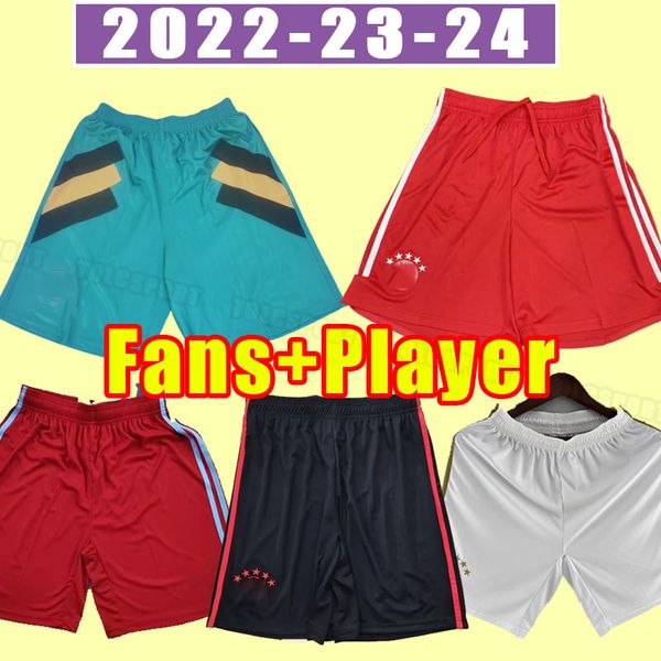 

de ligt soccer shorts 23 24 mane sane hernandez bayern munich gnabry goretzka coman muller davies kimmich football pants 2023 2024 home away, Black;yellow
