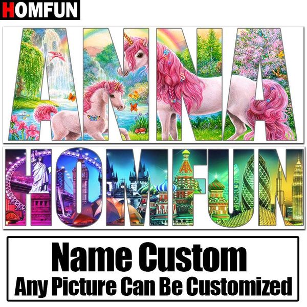 

jeans homfun name letter ps custom 5d diamond painting cross full square/round cartoon diamond embroidery home decor gift, Blue