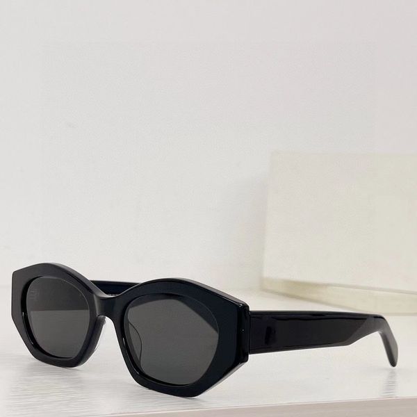 

new fashion design sunglasses women cat eye 40238 acetate frame popular and simple style outdoor uv400 protection glasses, White;black