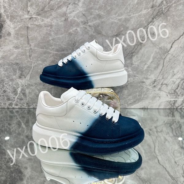 

2023 new luxury designer fashion sneakers canvas shoes high low men's sneaker technical leather women casual trainers size 35-46 xsd230, Black