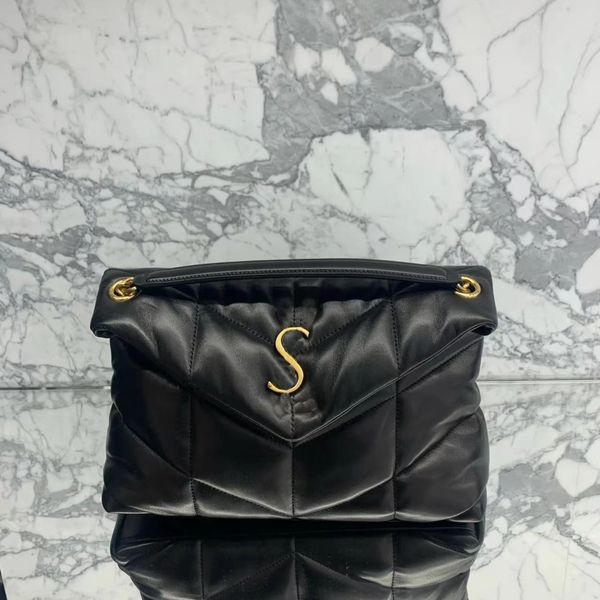 

underarm loulou puffer cowhide handbags women envelope cosmetic men clutch bags wallets hobo luxury designer cross body bag chain tote class