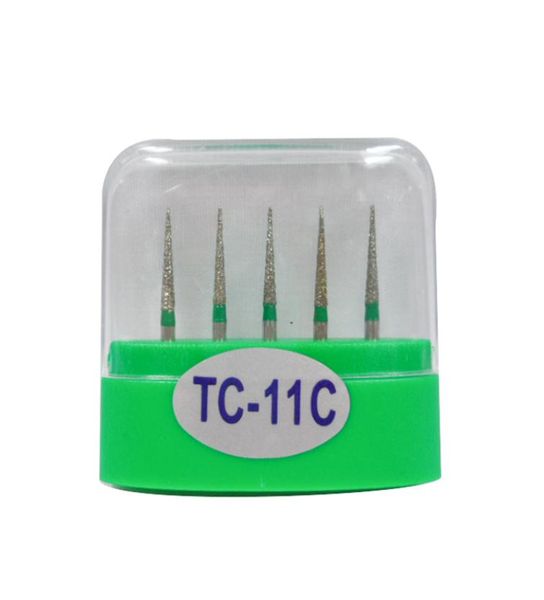 

1 pack5pcs tc11c dental diamond burs medium fg 16m for dental high speed handpiece many models available2492720