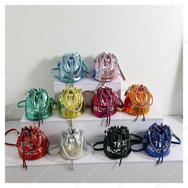 

women shoulder bucket hand bags for design leather tote bag 2023 fashion texture handbag new bright face luxuries designer women purses