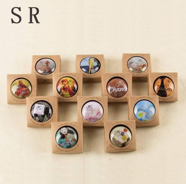 

1pc magic vintage fragrance classical deodorant perfumed solid retro portable tin box balm skin care2533244