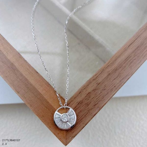 

uba0 internet celebrity flora new s925 sterling silver card talisman necklace korean version simple sen series versatile clavicle chain