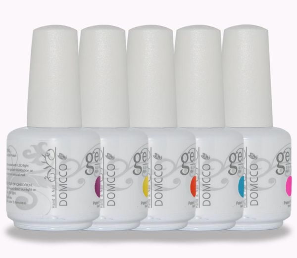 

500pcslot domcco last long soak off led uv gel polish nail art1107004, Red;pink