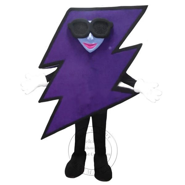 

size cool lightning mascot costume anime theme fancy dress ad apparel, Red;yellow