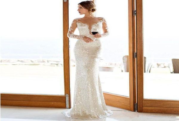 

2020 party gowns elegant long sleeves sequined mermaid long evening dresses prom dresses 2020 new sparkly evening dress8978038, Black;red