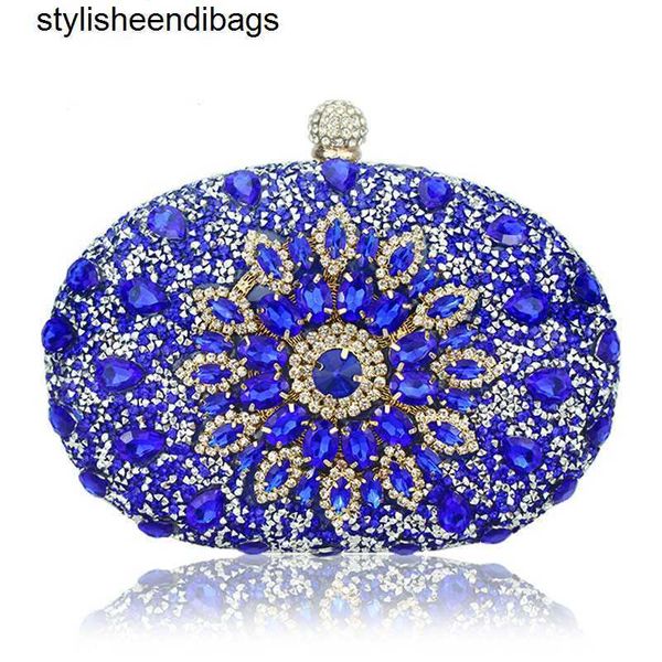 

totes dgpeafowl 13colors multicolored diamond women clutch evening bags bridal crystal flower handbags purses wedding party dinner bag styli