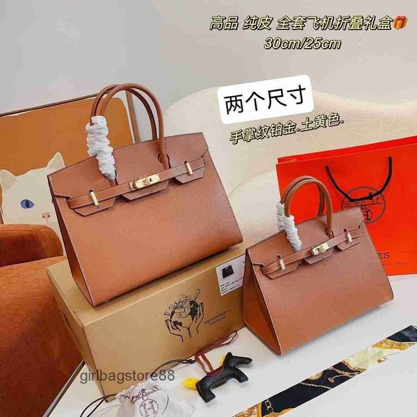 

classic handbag h's leather lady thread bag high-end birkins elegant tote out bags colors 2023 designer fashion women handbags strap to
