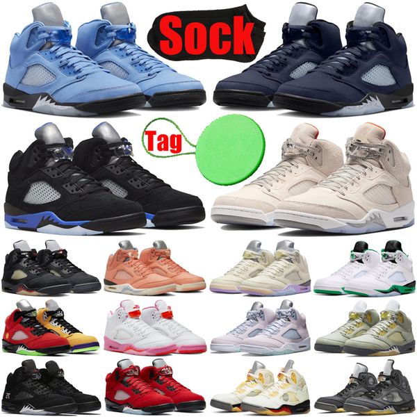 

unc 5 5s men basketball shoes oreo craft georgetown burgundy light aqua raging bull fire red easter racer blue sail metallic mens trainers s