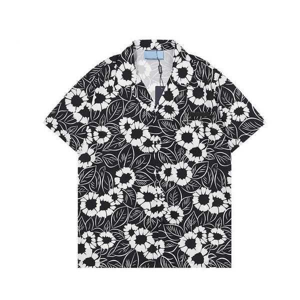 

designer shirt mens button up shirts print bowling shirt hawaii floral casual shirts men slim fit short sleeve dress hawaiian belkis bowling, White;black