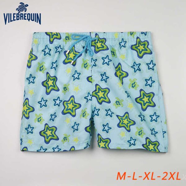 

mens summer swim short vilebrequin bermuda beach clothing turtles casual shorts men fashion style quick drying 79cb, White;black