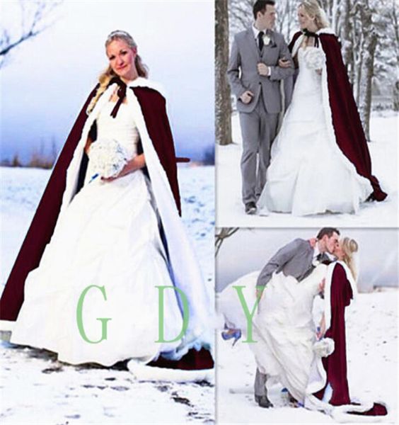 

new custom make fashion satin cape cloak medieval renaissance wedding bridal wraps 627559, White