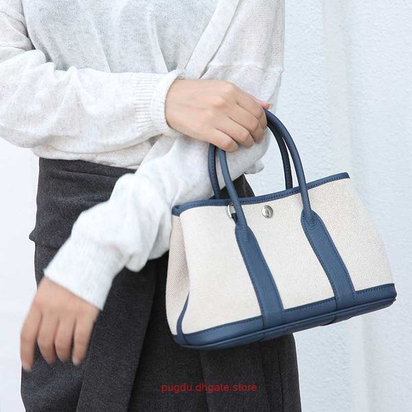 

wholesale original party garden home tote bags online shop spring and summer leisure fashion simple garden bag canvas one shoulder cross b w