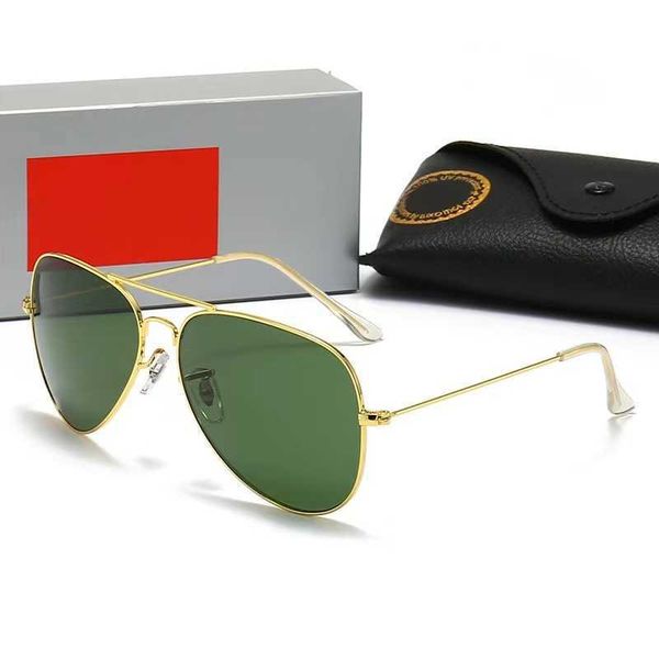 

wholesale luxury fashion ray designer men women for sunglasses 2023 classic pilot protection outdoor band driving beach sun glasses uv400 wi, White;black