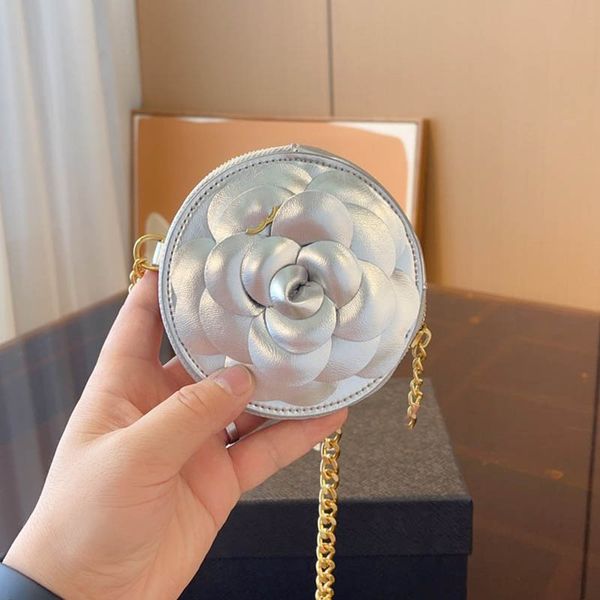 

camellia mini women shoulder bag card holder luxury handbag classic cosmetic bag designer wallet trend versatile fanny pack retro portable e