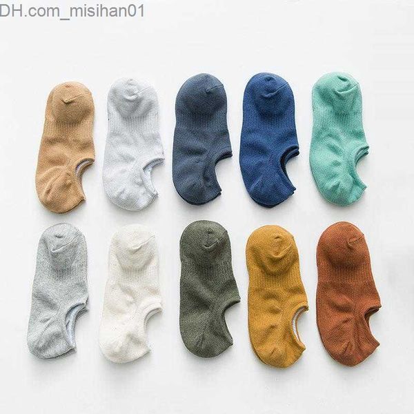 

men's socks men's socks pairs colorful spring summer men's invisible cotton men breathable non-slip ankle man boat thinmen&#0, Black