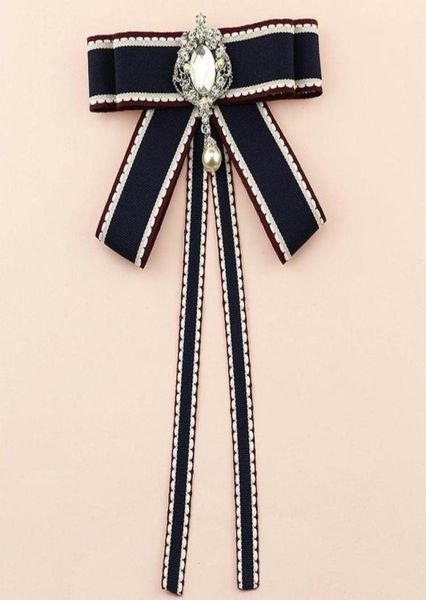 

bow ties women neck collar shirt dress decoration tie rhinestone crystal men wedding necktie cravat bank el work bowtie accessoryb7791238, Black;gray