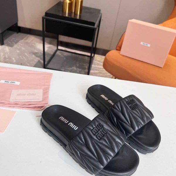

slide fairy women mius designer sandals beach shoes slippers round toe comfortable casual internet red same thick sole ykfs